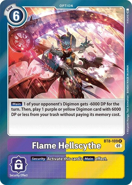 Flame Hellscythe [BT8-109] [Tarjetas del paquete de revisión] 