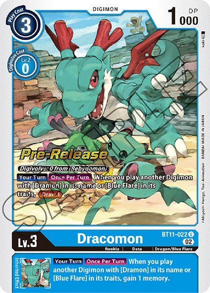 Dracomon [BT11-022] [Promociones de prelanzamiento de la fase dimensional] 