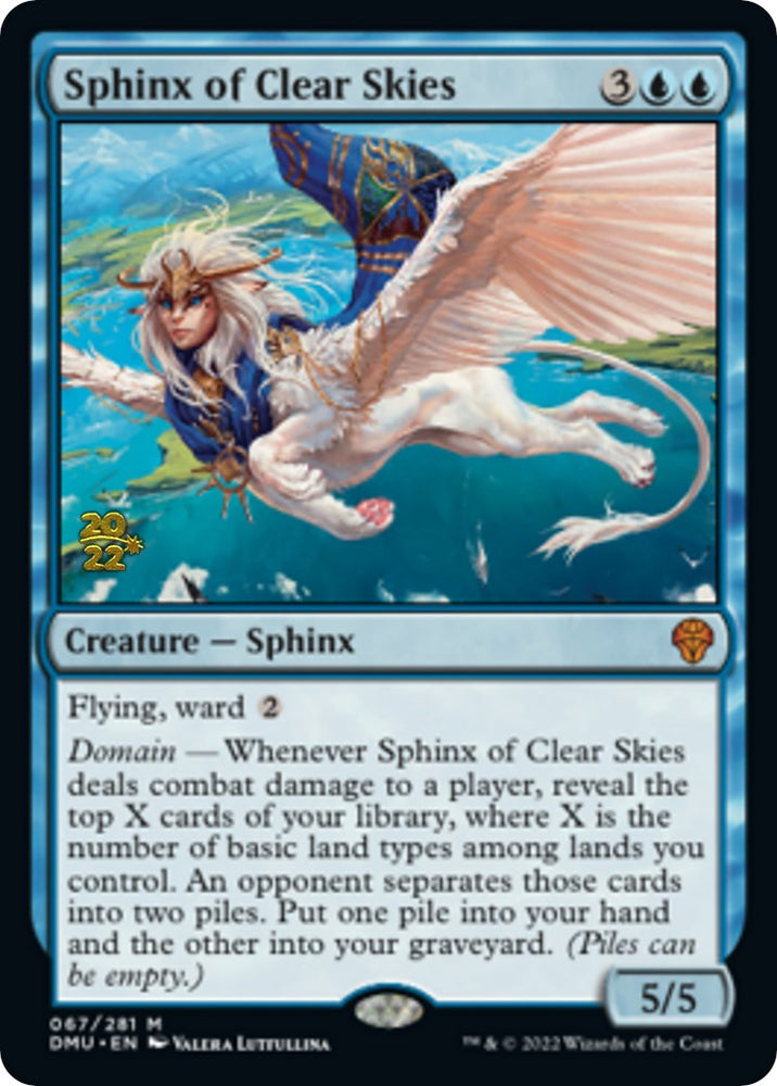 Esfinge de cielos despejados [Promociones de presentación de Dominaria United] 