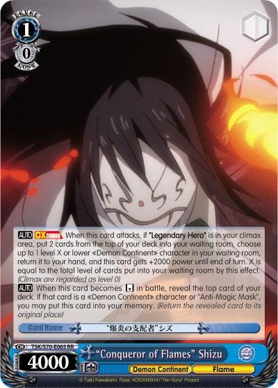 "Conqueror of Flames" Shizu (TSK/S70-E065 RR) [That Time I Got Reincarnated as a Slime] - Blue Jay's Cauldron