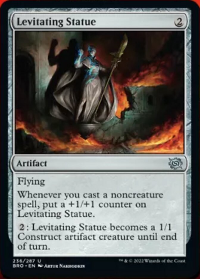 Estatua levitante [La guerra de los hermanos] 