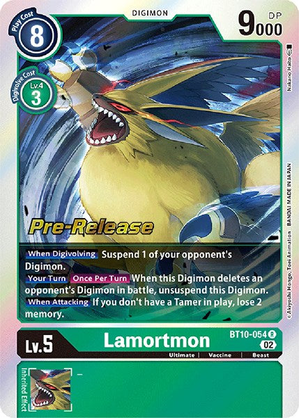 Lamortmon [BT10-054] [Tarjetas de prelanzamiento de encuentro Xros] 