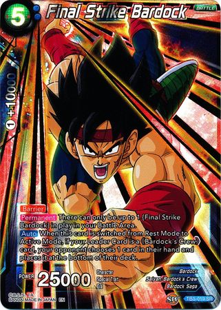 Final Strike Bardock (TB3-019) [Choque de destinos] 