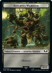 Spawn // Ficha de doble cara de Guerrero Astartes [Warhammer 40,000 Tokens] 