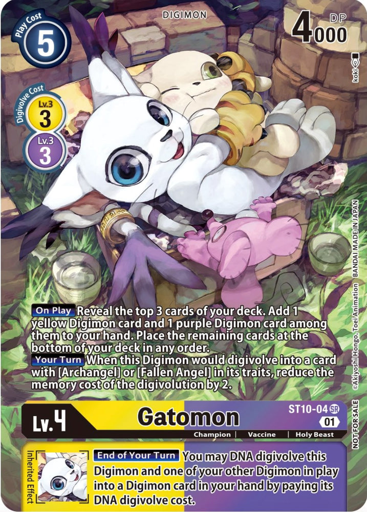 Gatomon [ST10-04] (Paquete de torneo oficial Vol.9) [Baraja inicial: Promociones tácticas de Parallel World] 