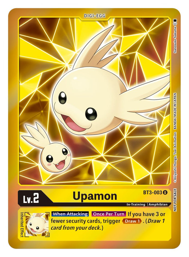 Upamon [BT3-003] (Paquete de eventos 2) [Lanzamiento de refuerzo especial Ver.1.5] 