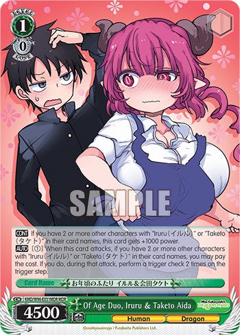 Of Age Duo, Iruru & Taketo Aida [Miss Kobayashi's Dragon Maid]