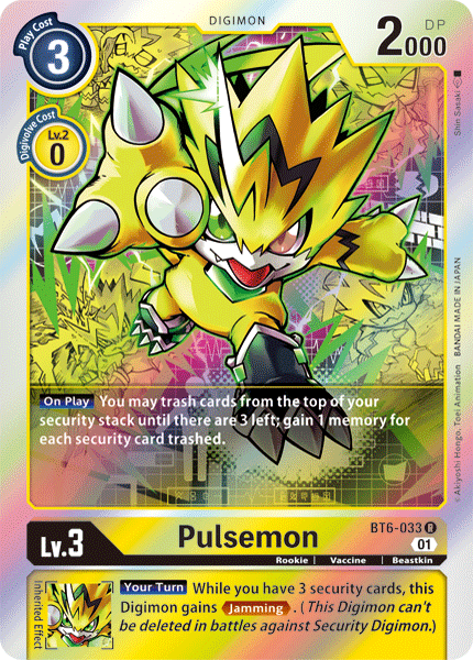 Pulsemon [BT6-033] [Doble Diamante] 