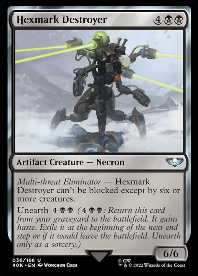 Destructor Hexmark (lámina de sobretensión) [Warhammer 40,000] 
