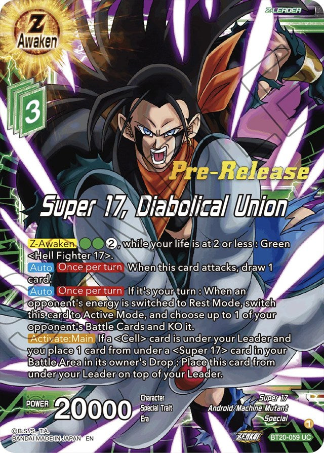 Super 17, Unión diabólica (BT20-059) [Promociones de presentación con absorción de poder] 