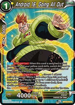Androide 16, haciendo todo lo posible (común) (BT13-112) [Rivalidad suprema] 
