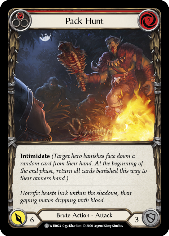 Pack Hunt (Rojo) [U-WTR023] (Bienvenido a Rathe Unlimited) Lámina arcoíris ilimitada 