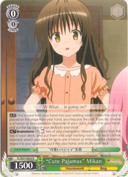 "Cute Pajamas" Mikan (TL/W37-E035 R) [To Loveru Darkness 2nd] - Blue Jay's Cauldron