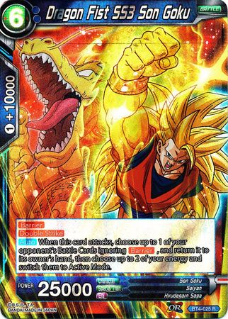 Dragon Fist SS3 Son Goku (BT4-025) [Guerra colosal] 