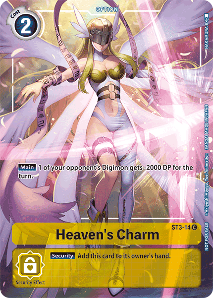 Heaven's Charm [ST3-14] (Caja de evolución del domador) [Baraja inicial: Promociones amarillas del cielo] 