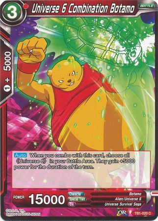 Botamo combinado del Universo 6 (TB1-020) [El Torneo de Poder] 