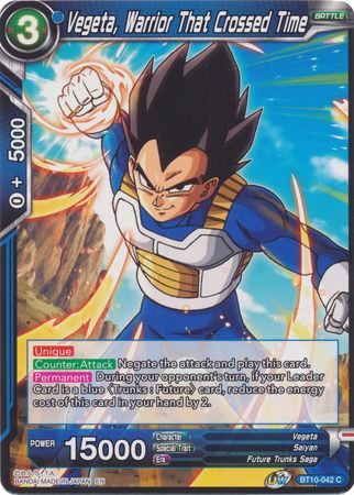 Vegeta, guerrero que cruzó el tiempo (BT10-042) [El ascenso del guerrero al unísono] 