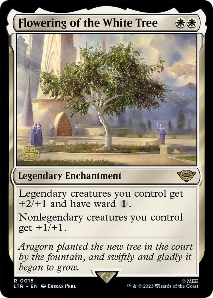 Florecimiento del árbol blanco [Promociones de presentación de El Señor de los Anillos: Cuentos de la Tierra Media] 