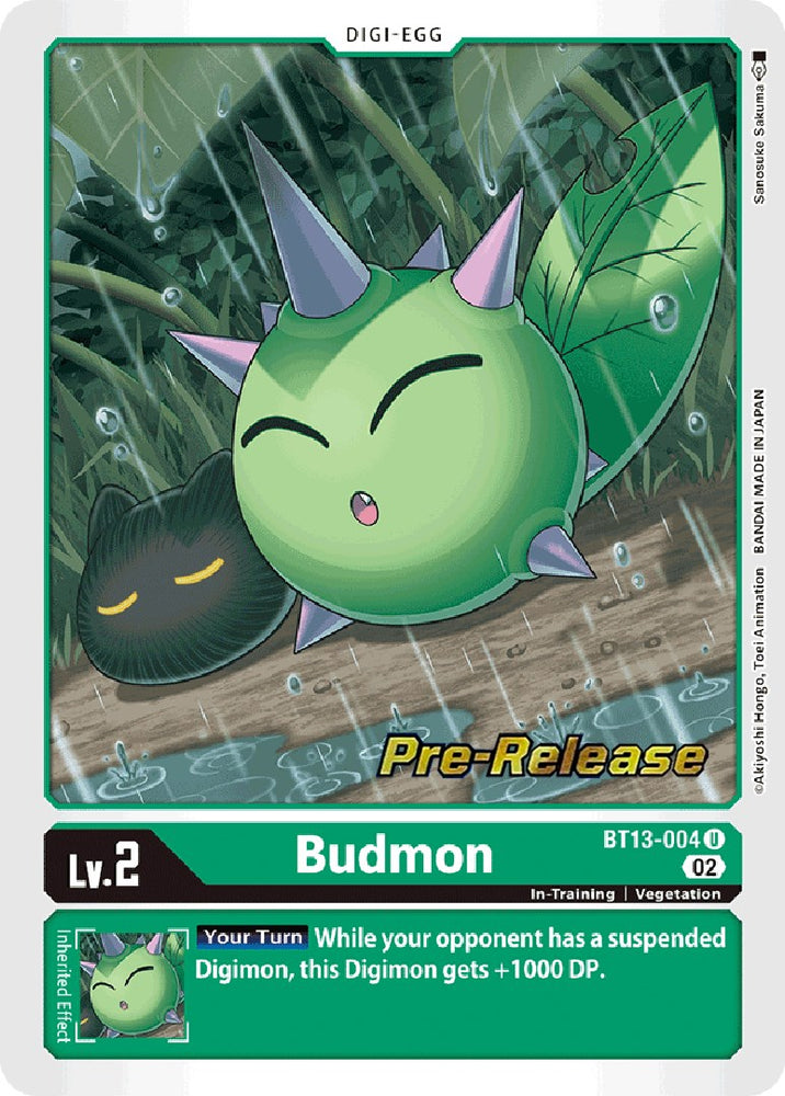Budmon [BT13-004] [Versus tarjetas de prelanzamiento de Royal Knight Booster] 