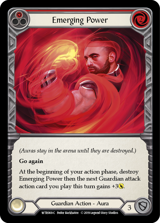 Poder emergente (rojo) [WTR069-C] (Bienvenido a Rathe) Lámina arcoíris Alpha Print 