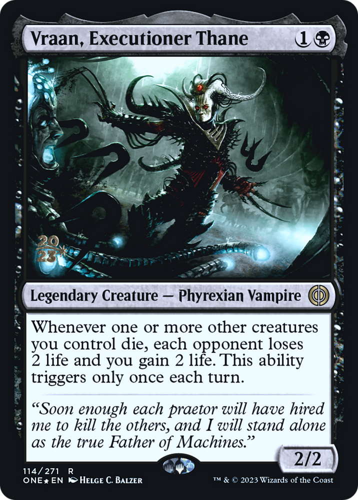 Vraan, Verdugo Thane [Phyrexia: Promociones de presentación de All Will Be One] 