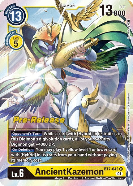 AncientKazemon [BT7-042] [Tarjetas de prelanzamiento de la próxima aventura] 