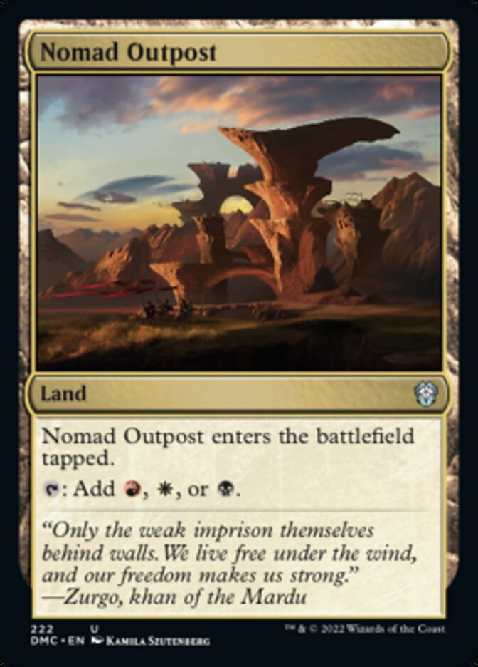 Puesto avanzado nómada [Comandante Unido de Dominaria] 