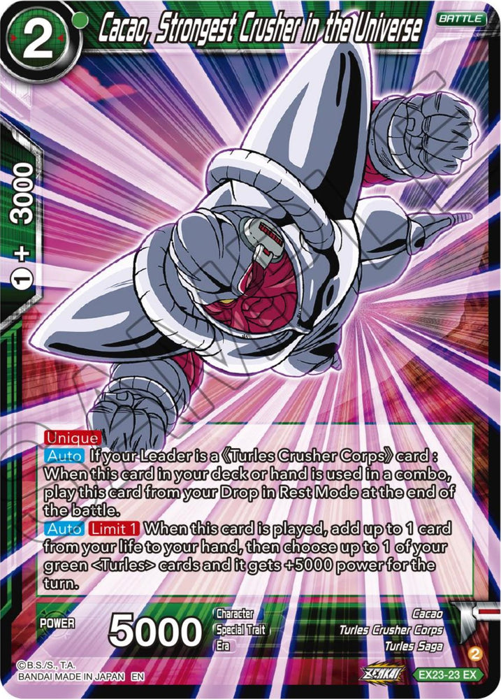 Cacao, la trituradora más fuerte del universo (EX23-23) [Set del 5.º aniversario] 
