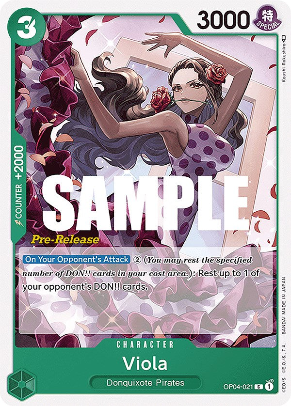 Viola [Tarjetas de prelanzamiento de Kingdoms of Intrigue] 