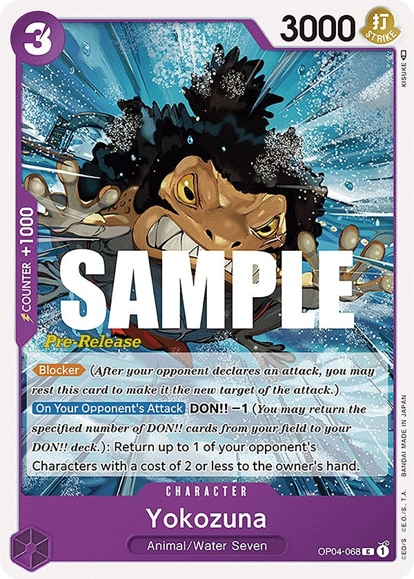 Yokozuna [Tarjetas de prelanzamiento de Kingdoms of Intrigue] 