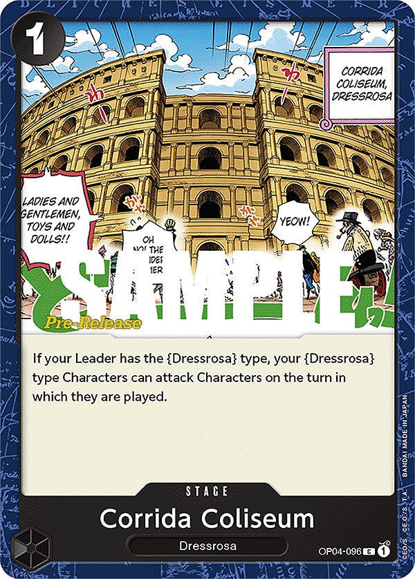 Corrida Coliseum [Tarjetas de prelanzamiento de Kingdoms of Intrigue] 