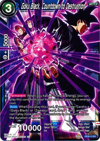 Goku Black, Cuenta regresiva para la destrucción (EX06-12) [Conjunto especial de aniversario] 