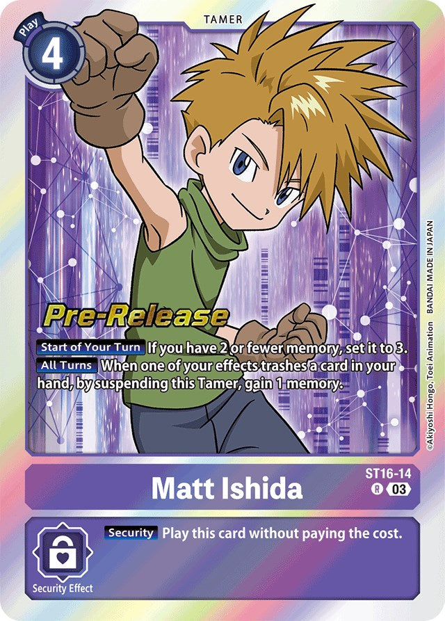 Matt Ishida [ST16-14] [Starter Deck: Tarjetas de prelanzamiento del Lobo de la Amistad] 