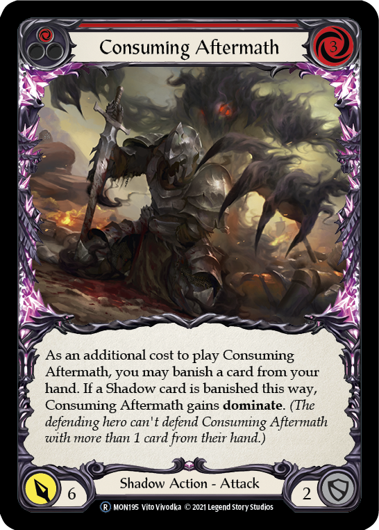 Consumir secuelas (rojo) [U-MON195] (Monarch Unlimited) Ilimitado Normal 