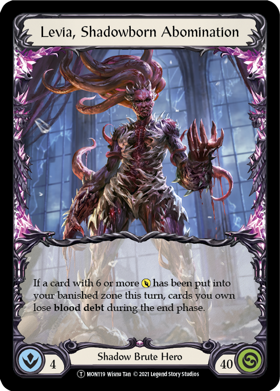 Levia, Abominación Nacida de las Sombras // Levia [U-MON119 // U-MON120] (Monarch Unlimited) Ilimitado Normal 