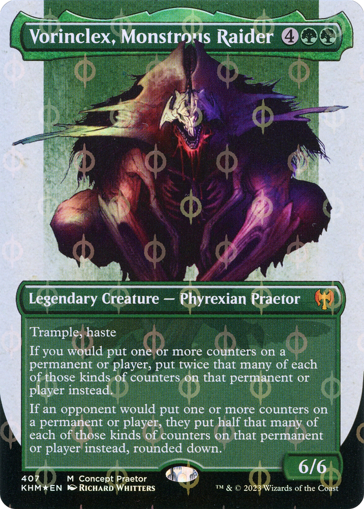 Vorinclex, asaltante monstruoso (Concepto sin fronteras, pretores paso y complemento) [Phyrexia: All Will Be One] 
