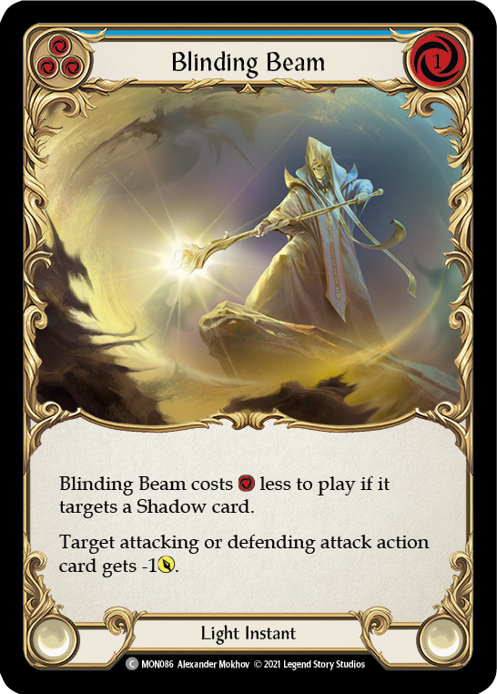 Haz cegador (azul) [MON086-RF] (Monarch) 1.ª edición Lámina arcoíris 