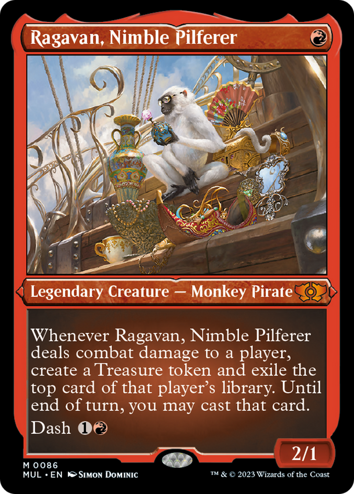 Ragavan, Pilferer ágil (grabado en lámina) [Leyendas multiverso] 