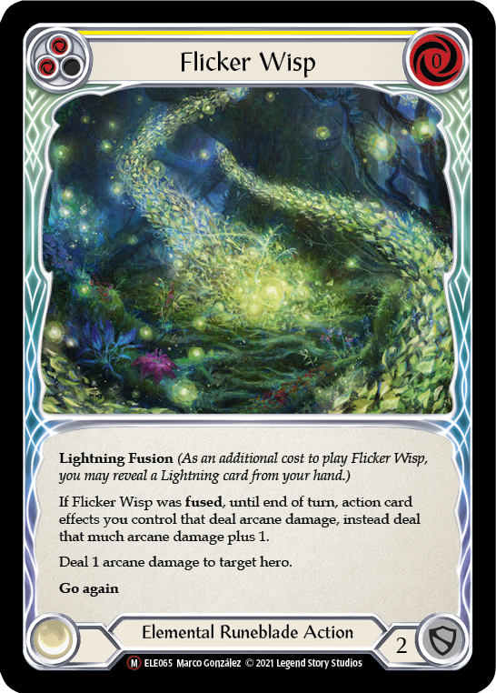 Flicker Wisp [U-ELE065] (Tales of Aria Unlimited) Lámina arcoíris ilimitada 