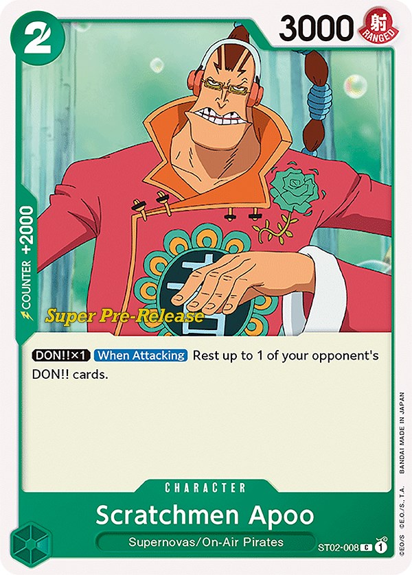 Scratchmen Apoo [Súper mazo inicial de prelanzamiento: peor generación] 