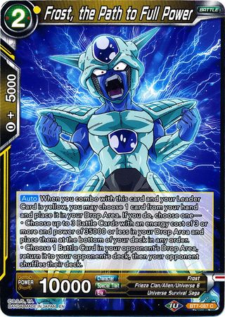 Frost, el camino hacia el máximo poder (BT7-087) [Asalto de los Saiyajin] 