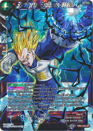 SS Vegeta, Explotación de la debilidad (DB1-002) [Dragon Brawl] 