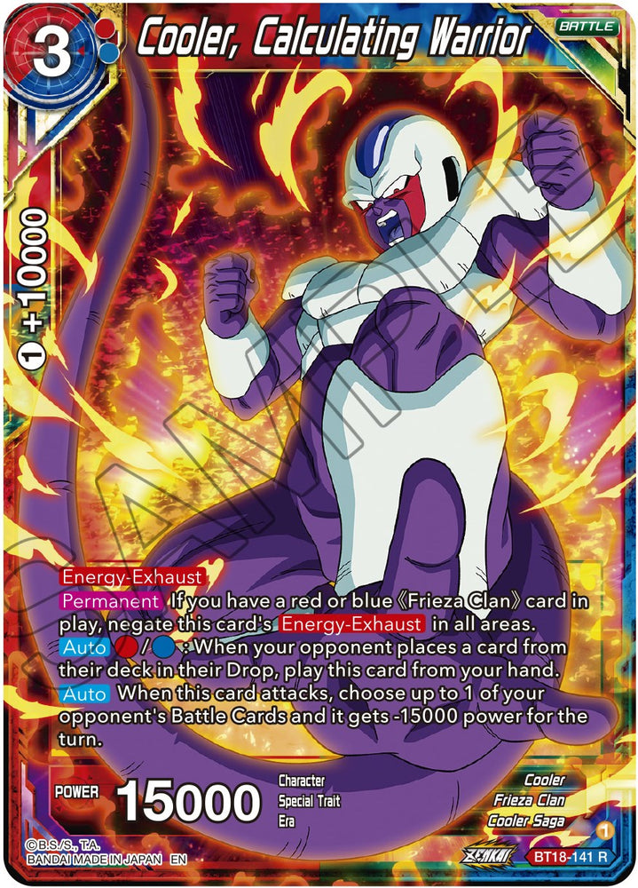 Guerrero más fresco y calculado (BT18-141) [Dawn of the Z-Legends] 