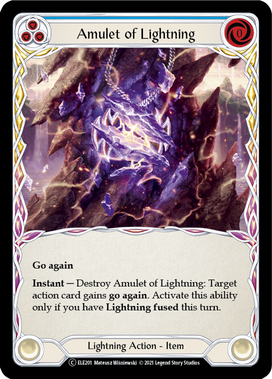 Amuleto del Rayo [U-ELE201] (Tales of Aria Unlimited) Ilimitado Normal 