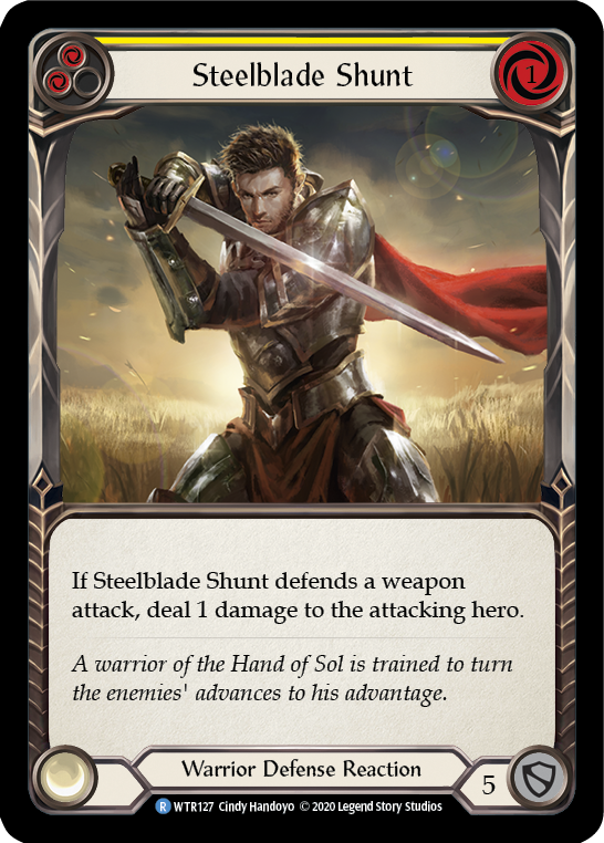 Steelblade Shunt (Amarillo) [U-WTR127] (Bienvenido a Rathe Unlimited) Ilimitado Normal 