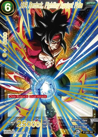 SS4 Bardock, luchando contra el destino (estampado de oro) (P-261) [Mythic Booster] 