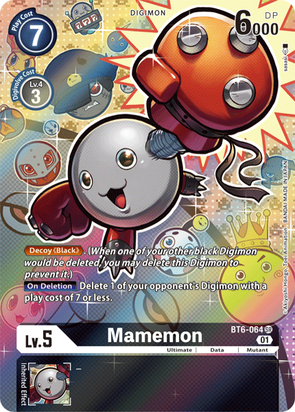 Mamemon [BT6-064] (Arte alternativo) [Doble diamante] 