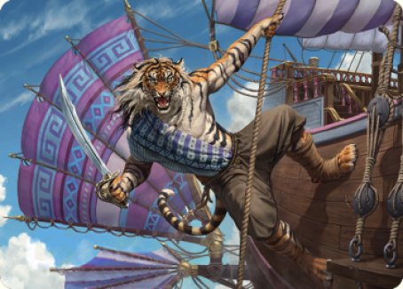 Jedit Ojanen, tarjeta de arte mercenario [Serie de arte Dominaria United] 