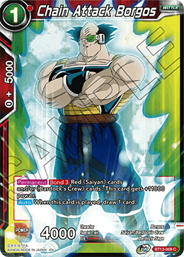 Chain Attack Borgos (Común) (BT13-009) [Rivalidad Suprema] 