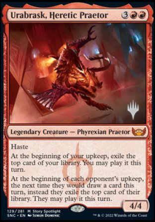 Urabrask, pretor hereje (paquete promocional) [Calles de nuevas promociones de Capenna] 